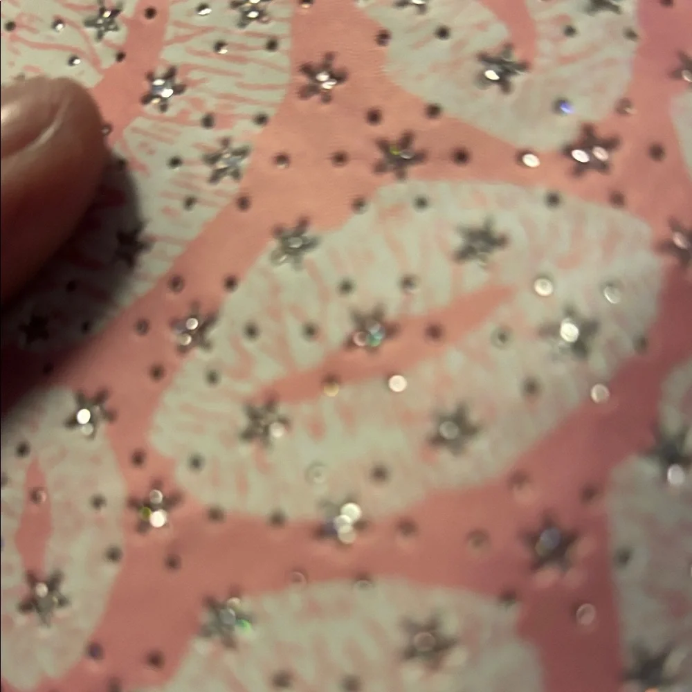 Charming Pink Lip Pattern Cosmetic Bag